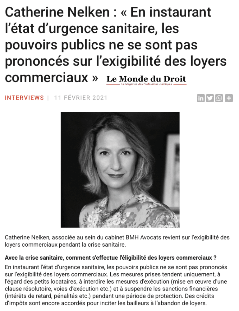 le monde du droit catherine