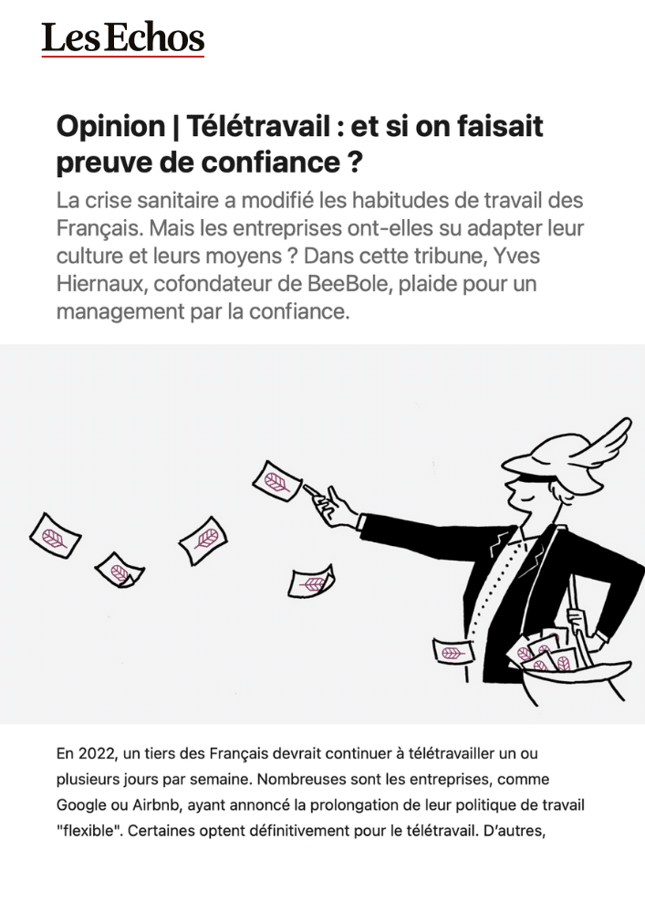les échos télétravail
